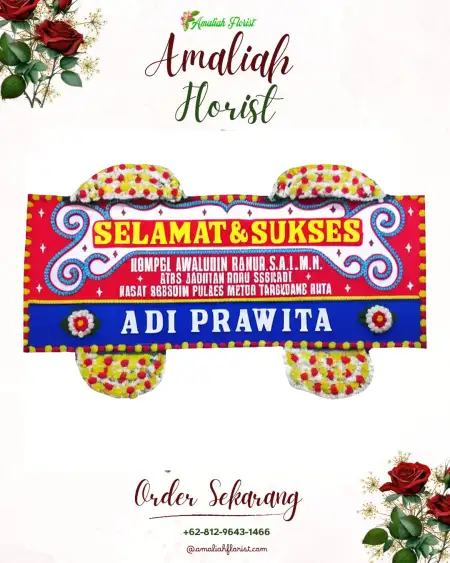 Papan Bunga Ucapan Selamat Banjarwungu